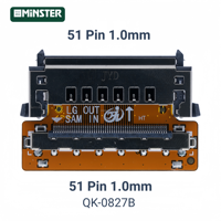 Adaptateur convertisseur LVDS 51 broches pour réparation d'écran LCD LED TV Samsung vers LG