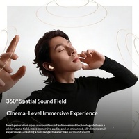 4 buah Earbud Semi-in-ear Dual-ear ANC Tahan Air Daya Tahan Baterai Ultra-lama Kontrol Suara Sempurna untuk Tidur, Bermain Game, Olahraga