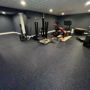 Pavimentazione per Palestra Personale, Piastrelle in Gomma per Attrezzature da Allenamento Intenso, Tappetino Incastrabile in Gomma per Pavimenti - Product Image 1