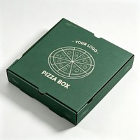 Vente en gros de boîtes à pizza en carton ondulé, logo personnalisé, 9, 10, 12, 14, 16 pouces, boîtes à pizza, boîtes à en-cas, boîtes à aliments frits, emballages pour pizzas