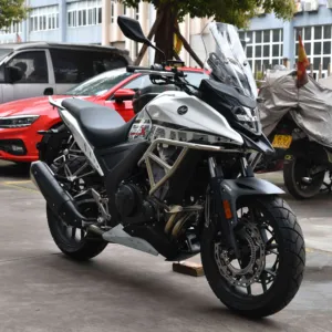 Motocicleta Deportiva E Gas 500X para Adultos, <span class=keywords><strong>500</strong></span> <span class=keywords><strong>cc</strong></span>, Motocicleta Deportiva de Calle con Motor de Gasolina, Bicicleta Deportiva Pesada para Hombres, Motocicleta de Carretera - Product Image 1