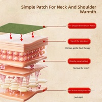 Patch de Moxa à l'Armoise pour le Canal de la Moxibustion, Thérapie Chauffante pour les Vertèbres Cervicales, Thoraciques et Lombaires, le Dos et les Genoux