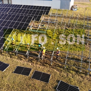 Solution de montage au sol pour panneaux solaires, <span class=keywords><strong>support</strong></span> de <span class=keywords><strong>panneau</strong></span> <span class=keywords><strong>solaire</strong></span> avec surface galvanisée à chaud pour kit de <span class=keywords><strong>support</strong></span> <span class=keywords><strong>solaire</strong></span> (durée de vie de 25 ans) - Product Image 3