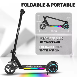 2024 nuova fabbrica di Scooter elettrici per bambini 9-18 <span class=keywords><strong>anni</strong></span> su misura <span class=keywords><strong>2</strong></span> ruote EU Stock 130W Scooter elettrici per Teegnager - Product Image 6