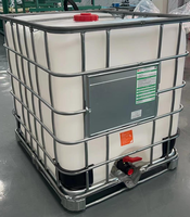 Réservoir de stockage de liquide IBC flexible 1000L avec raccords de réservoir en plastique de qualité alimentaire PE Liner Bag
