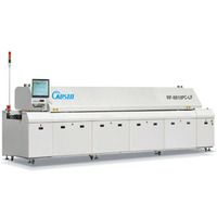 Línea Completa de Soldadura SMT con Certificación CE, Impresora de Pasta de Soldar, Máquina de Colocación de Componentes, Horno de Reflujo, Línea de Ensamblaje de PCB con Comunicación SMEMA