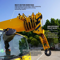 Grue de camionnette multifonctionnelle avec une hauteur de levage maximale de 28 mètres, vente directe d'usine