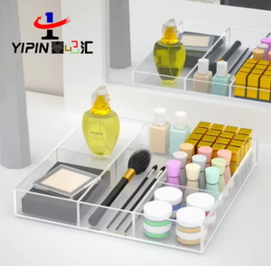 Rak Penyimpanan Perhiasan Akrilik Transparan Grosir untuk Meja Pajangan Mall, Anting & Cincin, Portabel, Cocok untuk Hadiah Pernikahan & Ulang Tahun - Product Image 4