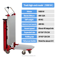 Monte-escalier électrique portable pour bagages d'aéroport, charge rapide, capacité de 200 kg, avec batterie, garantie d'un an, pour le transport de marchandises