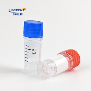 Amngent phòng thí nghiệm trong suốt 0.<span class=keywords><strong>5ml</strong></span> 1ml <span class=keywords><strong>1</strong></span>.<span class=keywords><strong>5ml</strong></span> 2ml <span class=keywords><strong>5ml</strong></span> truyền thống đông lạnh lọ bên ngoài xoay Cryo Ống - Product Image 2