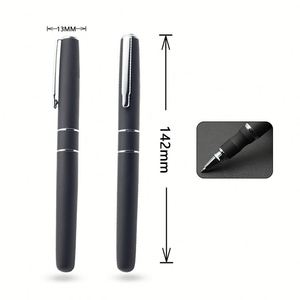 Custom Logo Metal <b>Gel</b> Ink Pen with Soft Rubber Grip for Business Promotions and Corporate Gifts - Product Image 4