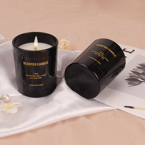 Fragancia de logotipo personalizado al por mayor, velas perfumadas ecológicas, tarros de vela de cristal, velas perfumadas de cera de soja para fiesta de boda - Product Image 4