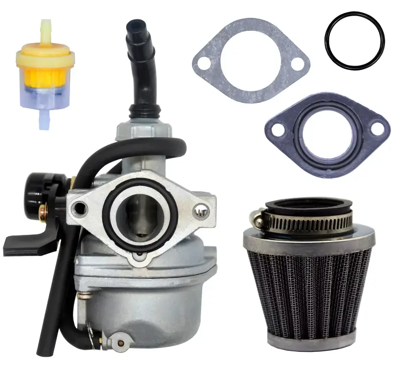 Bộ chế hòa khí pz19 với bộ lọc không khí 35mm cho 50cc 70cc 90CC 110cc 125cc ATV Dirt Bike Go Kart ngang với động cơ 4 thì