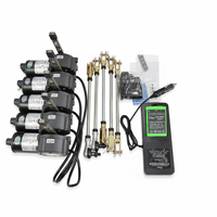 Joysticks Hidráulicos Universales de 24 V, Impermeables, Inalámbricos, 433 MHz, Código de Aprendizaje, Control Remoto para Grúa de Metal y Plástico, Alcance de 500 m