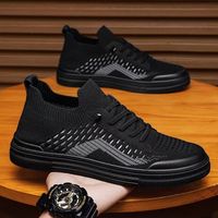 Chaussures de course en maille pour hommes, respirantes, à semelle souple, antidérapantes, résistantes à l'usure, chaussures de sport décontractées