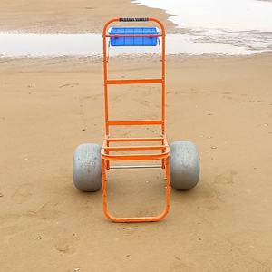Custom Duurzaam Nut Draagbare Strand Stoel Winkelwagen Twee Wiel Staal Vouwen <span class=keywords><strong>Trolley</strong></span> - Product Image 2