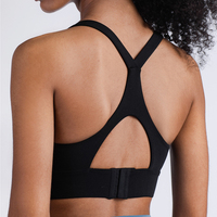Soutiens-gorge de sport RUNNING GIRL pour femmes, soutiens-gorge de sport rembourrés à bretelles croisées au dos, soutien moyen, avec coussinets amovibles