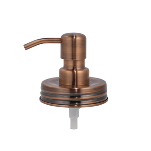 Offre Spéciale – Distributeur de <span class=keywords><strong>Savon</strong></span> et Lotion en Acier Inoxydable pour Bocal Mason avec Couvercle en Cuivre, 70 mm - Product Image 1