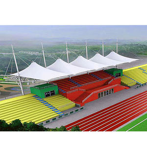 Structure de toit multi-usages pour terrain de badminton, auvent en membrane tendue PVDF PTFE ETFE pour terrain de basketball, football, handball - Product Image 2