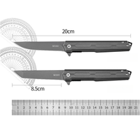 Volledig Staal Titanium Gecoat M390 Hoge Hardheid Buiten Vouwmes Camping Draagbaar Mes Mes Snijgereedschap Voor Messen
