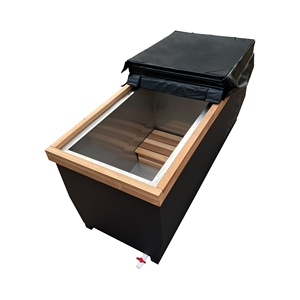 Baignoire de plongeon froid en acier inoxydable personnalisable avec refroidisseur 1,5 CV, livraison directe - Product Image 6