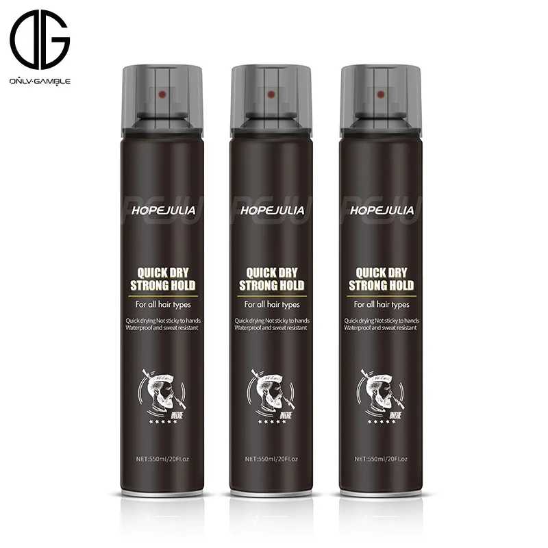 Private Label Long Lasting Styling Hair Spray Strong Hold Quick Shaping Hair Spray