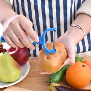 Éplucheur de fruits, éplucheur ménager, grattoir, éplucheur de pommes de terre en acier inoxydable, éplucheur de fruits - Product Image 2