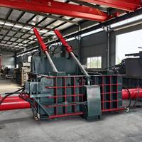 Presse compacteuse de ferraille robuste 180T, presse à balles de fer, machine à presser les voitures usagées, presse à balles de ferraille en acier inoxydable