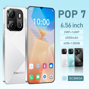 ZNNXECC POP7 Teléfono con certificación Google de ocho núcleos y pantalla grande, 4GB+128GB, doble tarjeta SIM, doble modo de espera, exclusivo para minoristas en línea - Product Image 2