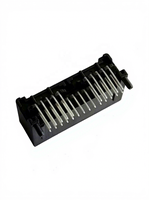 Conector doméstico para coche LS 34826-0240, enchufe de 24 pines con extremo de placa, zócalo de pines doblados, latón estañado, 3A 14V, rectangular, paso de 2.0mm