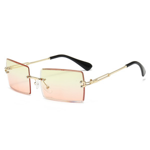 Gafas <span class=keywords><strong>de</strong></span> Sol Serie Océano <span class=keywords><strong>de</strong></span> Moda Europea y Americana con un Diseño Colorido sin <span class=keywords><strong>Marco</strong></span> y un Cómodo <span class=keywords><strong>Marco</strong></span> <span class=keywords><strong>de</strong></span> Metal - Product Image 4