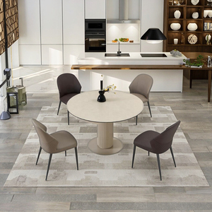 Fabbrica da pranzo 4 sedie tavolo a buon mercato tavolo da pranzo in ardesia e 4 sedie Set - Product Image 4