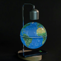 Globe Terrestre Maglev de Luxe Créatif 15cm – Cadeau d'Anniversaire, Décoration de Bureau, Cadeau d'Affaires, Souvenir – Vente en Gros