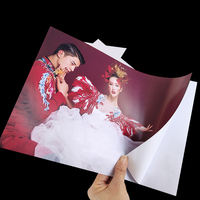 Papier photo adhésif pour imprimante jet d'encre A3 A4 80g/115g/135g/150g, papier photo brillant auto-adhésif pour impression jet d'encre couché