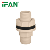 Raccord de raccordement de plomberie en PVC à installation rapide IFAN 1/2 ''-2'' raccord de tuyau en CPVC pour réservoir personnalisé