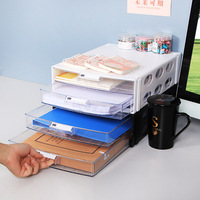 Offre Spéciale tiroirs de rangement de fichiers divers type fournitures de bureau boîte de rangement de bureau multicouche peut être utilisé dans l'étude et le bureau