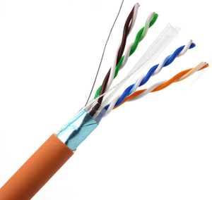 <span class=keywords><strong>สาย</strong></span>อีเธอร์เน็ตภายในอาคาร Brothers-Y <span class=keywords><strong>CAT6</strong></span> FTP ความยาว 305 เมตร 8 แกนทองแดงแข็ง หุ้มฉนวน PVC - Product Image 1