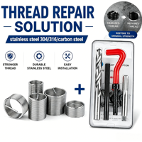 OEM Factory Stainless Steel Inch Thread Fully Threaded ISO Standard Wire Thread Insert Global Sourcing