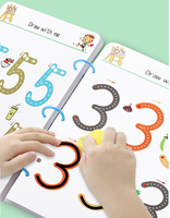 제조사 직판 재사용 가능 두꺼운 그림책 기본 손글씨 연습장, 아기 계몽용