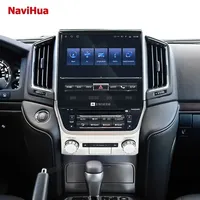 Navihua diskon besar 10.4 ''Radio mobil Android navigasi GPS Multimedia Carplay untuk Toyota Land Cruiser LC200 2016 2021 VXR GXR