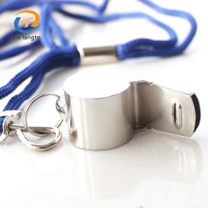 <span class=keywords><strong>Apito</strong></span> sifflet de survie d'urgence argent sifflet en métal bon marché en vrac emballé - Product Image 2