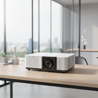 Projecteur laser DLP haute luminosité 4K pour les entreprises et l'éducation, fonction de correction trapézoïdale, interfaces riches, 6500-7000 lumens LE-FU650