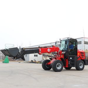 मानचित्र मिनी व्हील लोडर 1500 किलोग्राम 2000 किलोग्राम 3000 किलो क्षमता के साथ 1.5टन 2 टन 3 टन टेलीस्कोपिक बूट लोडर - Product Image 2