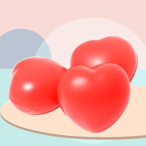 Pelotas Antiestrés de PU en Forma de Corazón de 7CM con Rebote Natural para Rehabilitación de Agarre y Alivio del Estrés - Product Image 6