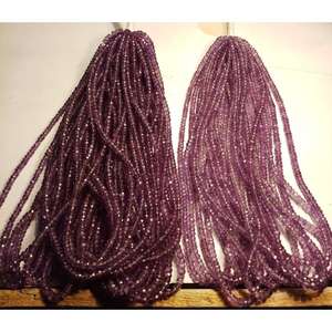 Cuentas de Alejandrita Sintética Creada en Laboratorio, Facetadas en Forma de Rondelle de 3.5mm a 4.5mm, Hechas a Mano, Microcortadas y Pulimentadas, Hilo de 16 Pulgadas - Product Image 4