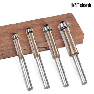6.35mm Shank Carbide Flush Trimming Router Bits Wood Edge <strong>Trimmer</strong> 3-Flute Woodworking Laminate <strong>Trimmer</strong> with OEM Customizable - Product Image 2