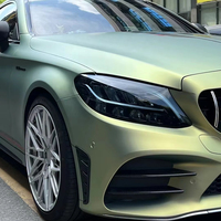 Film de protection de voiture de haute qualité, style diamant, super mat, brillant, vert éclatant, 7,5 mil, PVC, anti-UV, anti-rayures, auto-adhésif, pour carrosserie complète