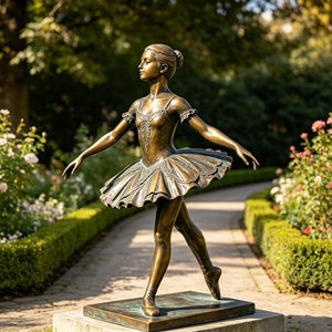 Estatua <span class=keywords><strong>de</strong></span> <span class=keywords><strong>Bailarina</strong></span> <span class=keywords><strong>de</strong></span> Ballet <span class=keywords><strong>de</strong></span> Bronce Hecha a Medida, Escultura <span class=keywords><strong>de</strong></span> <span class=keywords><strong>Bailarina</strong></span> Elegante para Decoración <span class=keywords><strong>de</strong></span> Jardín, Patio y Espacios Públicos - Product Image 4