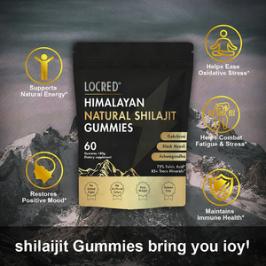 Gomitas de Shilajit OEM/ODM/Marca Privada, Vitaminas Puras del Himalaya con Melena de León y L-teanina, Gomitas Super Nootrópicas - Product Image 4