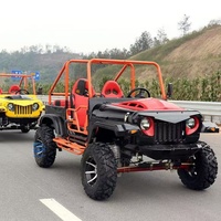 Mini Jeep Dune Buggy à Essence/Électrique au Design Populaire, 2/5 Places, 150cc/300cc/200cc, pour les Attractions Touristiques, les Complexes Hôteliers et les Voyages de Loisirs